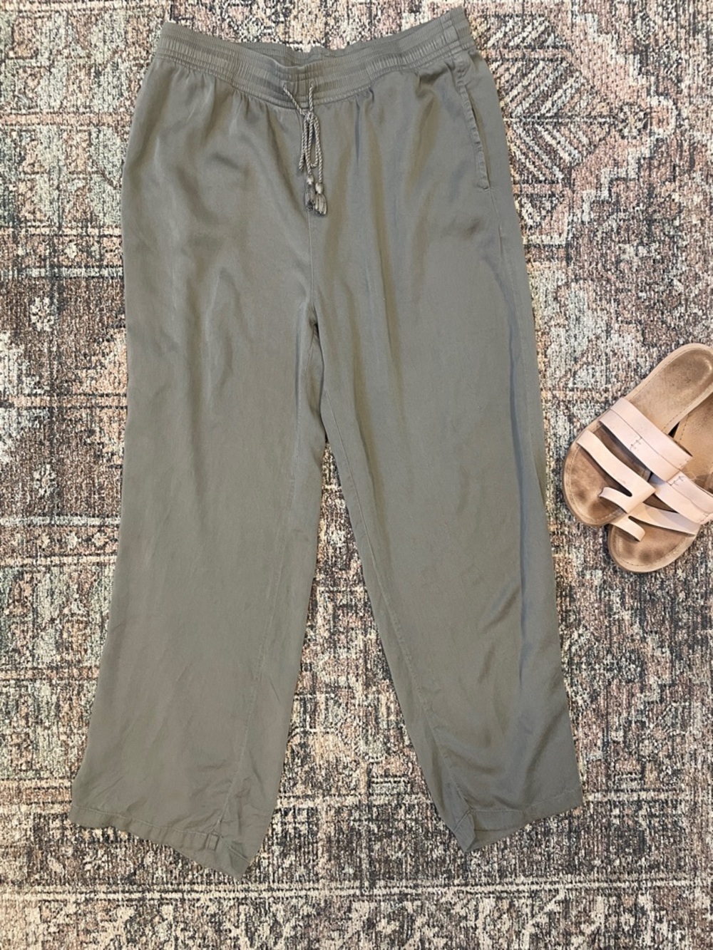 Uniqlo Wide Leg Lounge Pants Gray M